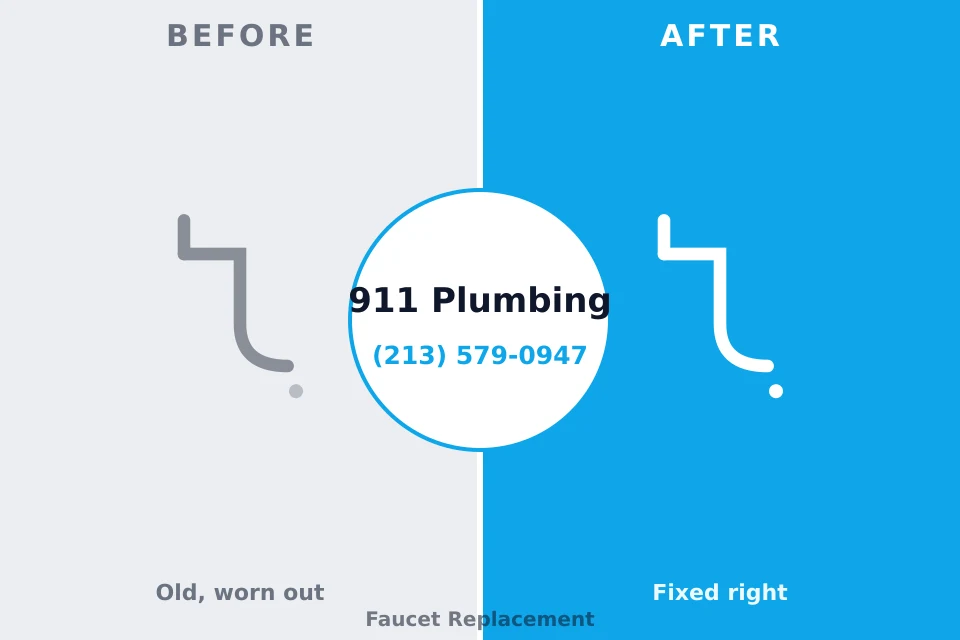 Before and after: plumbing repair South Creek, WA